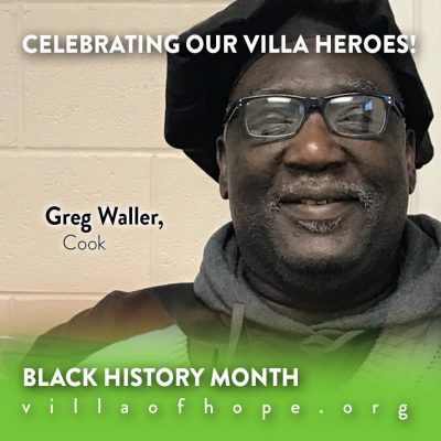 Greg Waller, Villa of Hope Cook