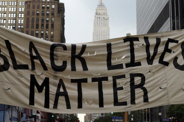 Black Lives Matter banner
