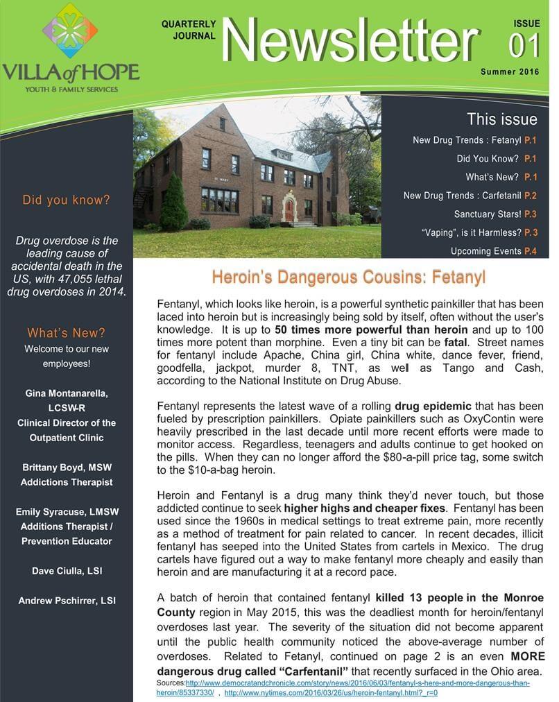 Mental Health Outpatient Clinic in Rochester, NY Villa of Hope