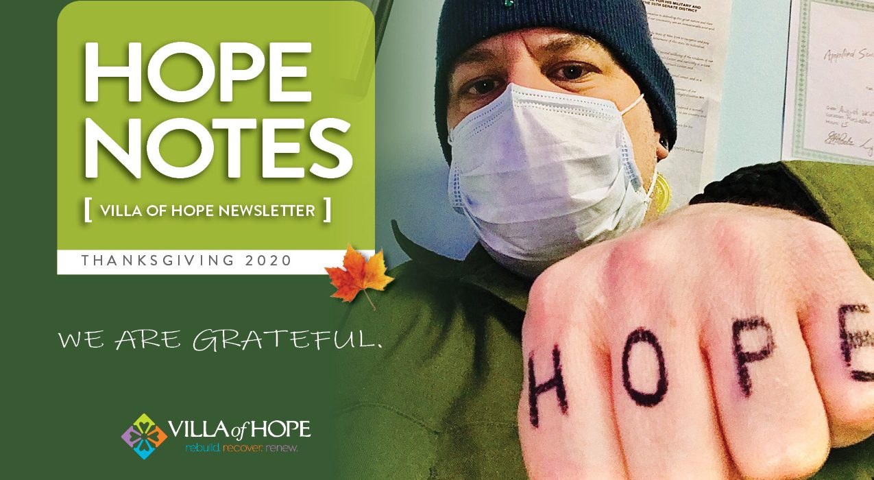 Cover of Hope Notes, Thanksgiving issue