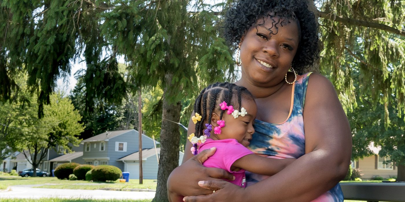 Naomi and her little daughter