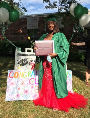 Seven, a Villa of Hope School graduate from 2020